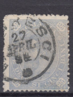 ⁕ Romania 1894 Rumänien ⁕ Prince Karl I / King Carol I. 25 B. Mi.97 Wz.1 ⁕ 1v Used - Oblitérés