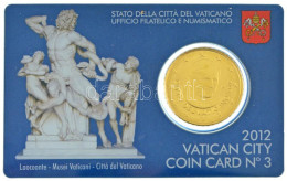 Vatikán 2012R 50c "XVI. Benedek" Műanyag Kártyán T:AU Vatican 2012R 50 Cent "Benedict XVI" On Plastic Card C:AU Krause K - Unclassified