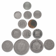 13db-os Vegyes Venezuelai érmetétel, Közte Egy Ag érme: 1960. 25c Ag T:UNC-XF 13pcs Of Mixed Coin Lot From Venezuela Wit - Unclassified