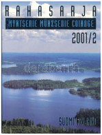 Finnország 2001. 10p - 10M (5xklf) Forgalmi Sor + "Finn Verde / J.V. Snellmann" Cu-Ni Zseton Szettben, Karton Dísztokban - Zonder Classificatie