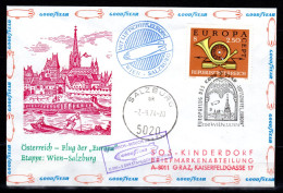 ÖSTERREICH, 1974 Europa-Flug Wien-Salzburg - Altri & Non Classificati