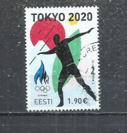 ESTONIA 2021 - OLYMPIC GAMES - POSTALLY USED OBLITERE GESTEMPELT USADP - Verano 2020 : Tokio