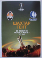 Official VIP Programme Europa League 2016-17 Shakhtar Ukraine - K.A.A. Gent Belgium - Libri