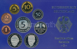 NSZK 1989G 1pf-5M (9xklf) Forgalmi Sor Műanyag Dísztokban T:PP FRG 1989G 1 Pfennig - 5 Mark (9xdiff) Coin Set In Plastic - Non Classificati
