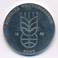 Németország / NSZK 1984. "Deutsche Welthungerhilfe - Bonn" Kétoldalas Fém Emlékérem (32mm) T:2 Karc Germany / GFR 1984.  - Non Classificati