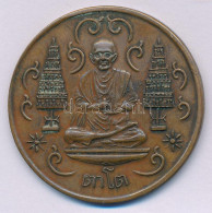 Thaiföld DN "Buddha" Kétoldalas Bronz Amulett érem (41mm) T:XF Thaiföld DN "Buddha" Double Sided Bronze Amulet Medal (41 - Zonder Classificatie