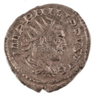 Római Birodalom / Róma / I. Philippus Arabs 249. Antoninianus Ag (3,11g) T:AU,XF Roman Empire / Rome / Philip I The Arab - Unclassified
