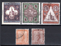 SAN MARINO, 1894/99 Regierungsgebäude, Freiheitsgöttin, Gestempelt - Used Stamps