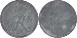 DANEMARK - 1953 - 5 Ore Frédéric IX - 17-234 - Danemark