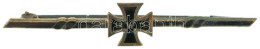 Német Birodalom ~1914-1915. A Vaskereszt Kitüntetés Mintájára Készült Zománcozott Bronz Patrióta Kitűző (60x11mm) T:XF Z - Unclassified