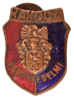 ~1930-1940. "Rákóczi Kereskedelmi Iskola" Zománcozott Bronz Gomblyukjelvény (20x16mm) T:AU,XF - Sin Clasificación