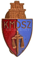 ~1941-1944. "KMDSZ (Kolozsvári Magyar Diákszövetség) - Jogi Kar" Zománcozott Bronz Gomblyukjelvény (26x15mm) T:AU - Sin Clasificación