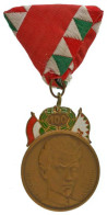 1948. "48-as Díszérem" Részben Zománcozott Bronz Kitüntetés Mellszalagon T:AU Hungary 1948. "Medal Of Honour Commemorati - Sin Clasificación