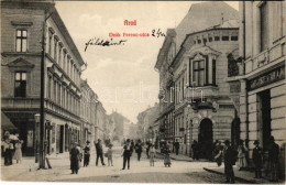 T2/T3 1911 Arad, Deák Ferenc Utca, Gyógyszertár, üzletek / Street View, Pharmacy, Shops (EK) - Ohne Zuordnung