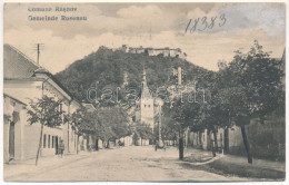 * T4 Barcarozsnyó, Rozsnyó, Rosenau, Rasnov; Utca, Vár. Póka Elemér Kiadása / Street View, Castle (b) - Non Classés