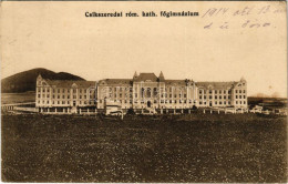 T2/T3 1914 Csíkszereda, Miercurea Ciuc; Római Katolikus Főgimnázium. Szvoboda Miklós Kiadása / Catholic Grammar School ( - Ohne Zuordnung