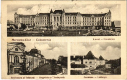 T2/T3 1928 Csíkszereda, Miercurea Ciuc; Liceul, Prefectura Si Tribunal, Cazarma / Gimnázium, Megyeház és Törvényszék, La - Sin Clasificación