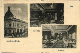 T4 1918 Dés, Dej; Hungária Szálloda, Kávéház és étterem, Belső / Hotel, Café And Restaurant, Interior (b) - Sin Clasificación