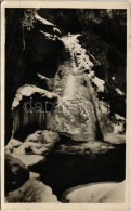 T2 1944 Gyergyói-havasok, Muntii Giurgeu (Gyergyószentmiklós, Gheorgheni); Megfagyott Vízesés Télen / Frozen Waterfall I - Sin Clasificación
