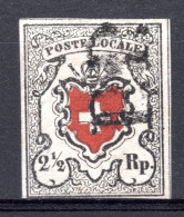 SCHWEIZ, 1850 Altschweiz, POSTE LOCALE Mit Kreuzeinfassung, Gestempelt - 1843-1852 Timbres Cantonaux Et  Fédéraux