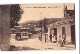 CPA Marseille Un Coin Du Teraill Le Tramway Roucas Blanc - Endoume, Roucas, Corniche, Playas