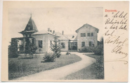 T2/T3 1909 Zaguzsén, Zagujeni (Temes); Jakabffy Imre Kastélya. 643. Szénásy Béla Kiadása / Villa, Castle - Unclassified