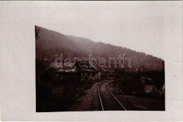 * T3 Zalatna, Zlatna; Vasútvonal Abrudbánya Felé / Railway Line To Abrud. Photo (vágott / Cut) - Unclassified