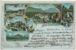 T3 1899 (Vorläufer) Alsótátrafüred, Tátrafüred, Unter-Schmecks, Dolny Smokovec (Tátra, Magas Tátra, Vysoké Tatry); Badeh - Ohne Zuordnung