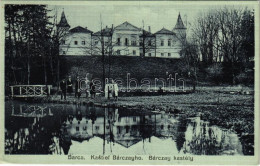 T2/T3 1938 Bárca, Barca (Kassa, Kosice); Kastiel Bárczayho / Bárczay Kastély. A. Gujdán Kiadása / Castle + "1938 Kassa V - Ohne Zuordnung