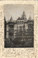 T2/T3 1907 Bártfa, Bártfafürdő, Bardejovské Kúpele, Bardiov, Bardejov; Ferencz Villa / Villa (EK) - Ohne Zuordnung