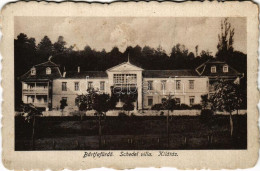 ** T2/T3 Bártfa, Bártfafürdő, Bardejovské Kúpele, Bardiov, Bardejov; Schedel Villa. Neumann Viktor Kiadása / Villa, Spa - Sin Clasificación