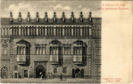 T2/T3 1917 Eperjes, Presov; A Rákóczy Féle Ház Eredeti Homlokzata / Palace (EK) - Ohne Zuordnung