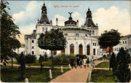 T2/T3 1914 Igló, Zipser Neudorf, Spisská Nová Ves; Városi Színház és Vigadó. Dörner Gyula Kiadása / Theatre (EK) - Ohne Zuordnung