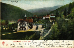 * T4 1907 Iglófüred, Bad Zipser Neudorf, Spisská Nová Ves Kupele, Novovesské Kúpele; Látkép, Villák, Szállodák. Feitzing - Unclassified