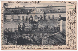 T2/T3 1907 Palást, Plástovce; Reuss Hercegi Kastély. Kanyó Antal Utóda Kiadása / Castle (EK) - Ohne Zuordnung