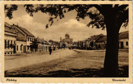 T2/T3 1942 Párkány, Parkan, Stúrovo; Utca Részlet, Gyógyszertár / Street View, Pharmacy (EK) - Ohne Zuordnung
