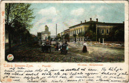 T3 Poprád (Tátra, Magas-Tátra, Vysoké Tatry); Fő Utca, Templom, Feitzinger Ede Kiadása 1902/12. Autochrom 370. / Main St - Sin Clasificación