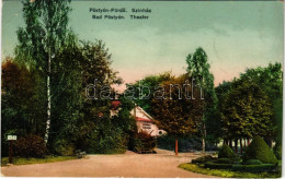 T2/T3 1912 Pöstyénfürdő, Kúpele Piestany; Színház. Laufer Nándor Kiadása / Theatre (EK) - Sin Clasificación