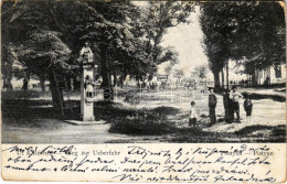 T3 1901 Pöstyén, Piestany; út A Révhez / Weg Zur Ueberfuhr / Park, Road To The Ferry (kopott Sarkak / Worn Corners) - Non Classificati