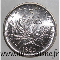 GADOURY 770 - 5 FRANCS 1960 - TYPE SEMEUSE - KM 926 - SPL - 5 Francs