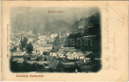 T2/T3 1900 Stósz, Stoósz, Stós; Város Látképe. Wlaszlovits Gusztáv Kiadása / General View - Sin Clasificación