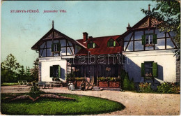 * T2/T3 1919 Stubnyafürdő, Túróchévíz, Stubnianske Teplice, Turcianske Teplice; Jeszenszky Villa / Villa - Ohne Zuordnung