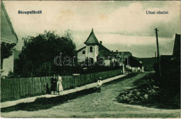 T2/T3 1910 Stubnyafürdő, Túróchévíz, Stubnianske Teplice, Turcianske Teplice; Utca Részlet / Street View - Non Classificati