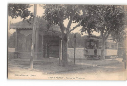 CPA Marseille St Saint Menet Arrivée Du Tramway - Saint Marcel, La Barasse, Saint Menet