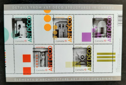 Canada  2011 MNH Sc 2471**  Art Deco, Minisheet - Ungebraucht