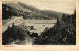 T2/T3 1900 Kőrösmező, Körösmező, Jaszinya, Jasina, Yasinia (Máramaros); Kozmescseki Vízfogó. Rosenblüth Emanuel / Dam (E - Ohne Zuordnung