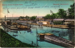 T2/T3 1910 Gombos, Bogojeva; Gőzkomp Gombos és Erdőd Között, Gőzmozdony / Steam Ferry With Locomotive Between Bogojevo A - Sin Clasificación