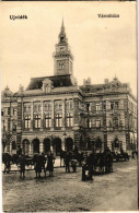 ** T4 Újvidék, Novi Sad; Városháza. Hátoldalon Wágner Hangszer-király Reklám / Town Hall (EM) - Ohne Zuordnung