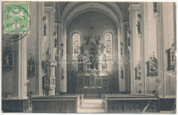 T3/T4 1910 Zombor, Sombor; Szt. István Templom Belseje / Church Interior (ázott / Wet Damage) - Zonder Classificatie