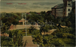 T2/T3 1915 Zombor, Sombor; Erzsébet Liget. Lugumerszky P. Szvetozár Kiadása / Park - Ohne Zuordnung